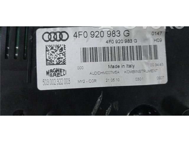 Панель приборов 4F0920983G, 0090059 Audi A6 S6 C6 4F