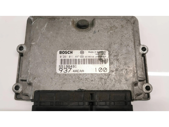Řídící jednotka 55198491, 0281011487 Alfa Romeo 147 2001