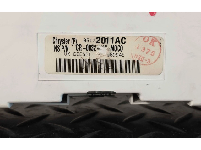 Панель приборов 05172011AC, CR0032 Jeep Grand Cherokee (WK)