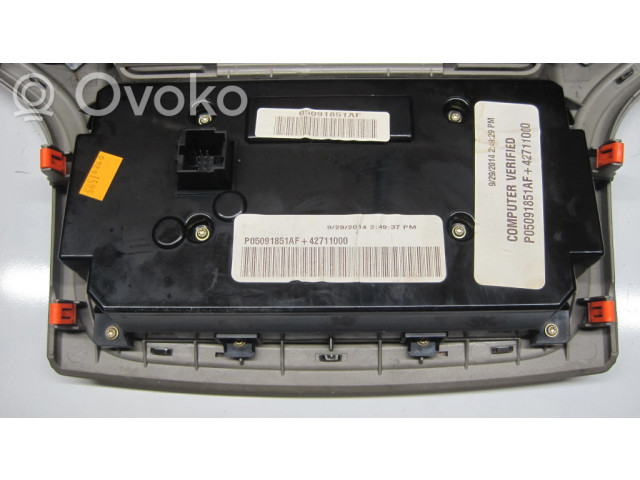 Блок управления климат-контролем P05091851AF, 42711000 Jeep Grand Cherokee