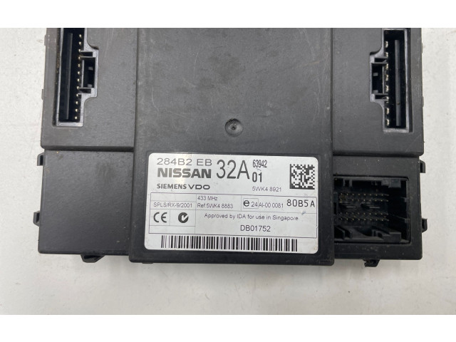 Блок комфорта 284B2EB, 5WK48921 Nissan Navara D40