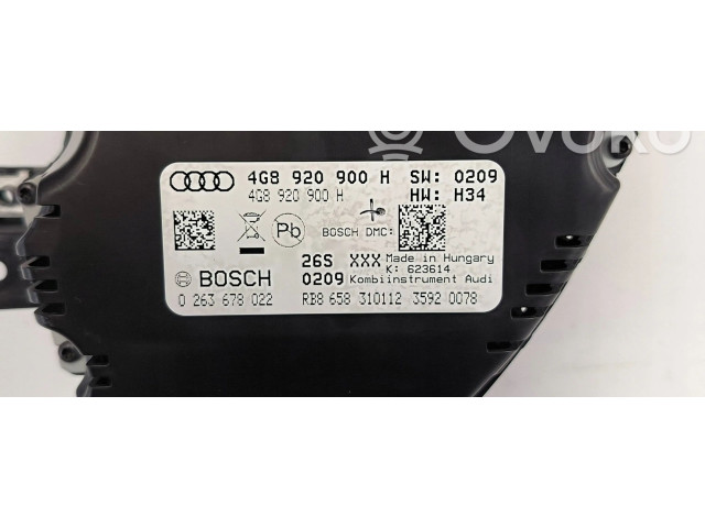 Přístrojová deska Audi A6 C7 2012 4G8920900H