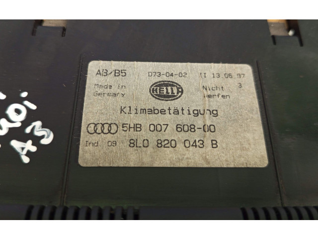 Блок управления климат-контролем 5HB00760800   Audi A3 S3 8L