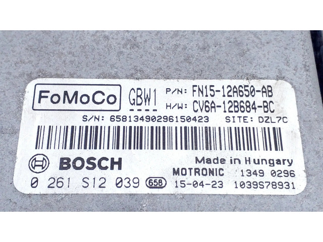 Блок управления двигателя FN1512A650AB, CV6A12B684BC   Ford Ecosport
