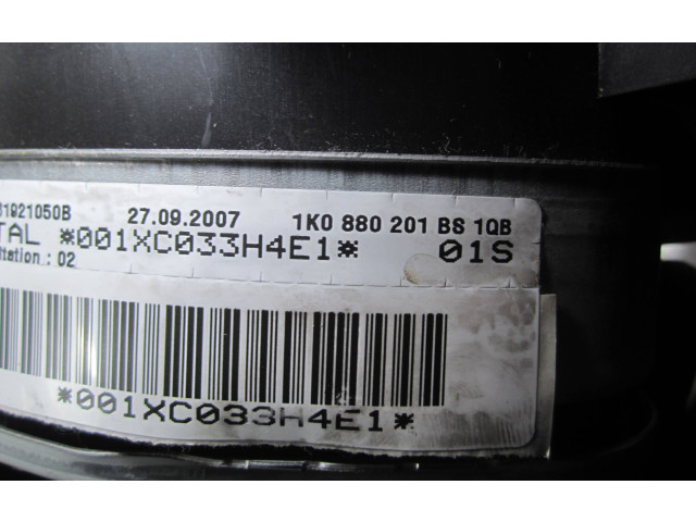 Подушка безопасности водителя 1K0880201BS, 001KC033H4E1   Volkswagen Golf Plus