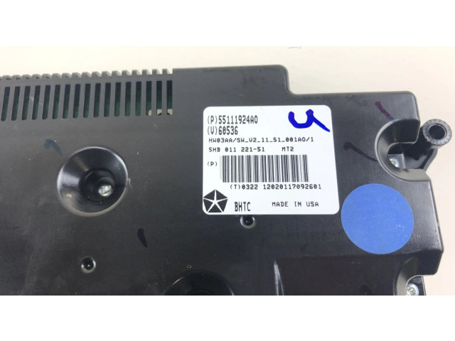 Блок управления климат-контролем 55111924AO, 55111924AH Jeep Grand Cherokee