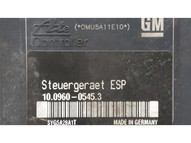 Jednotka ABS 10096005453, 13213609 Opel Astra H 2007