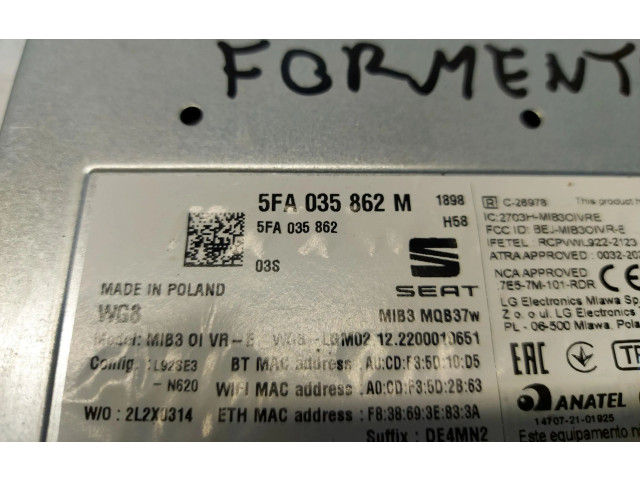 Блок комфорта 5FA035862M   Cupra Formentor   