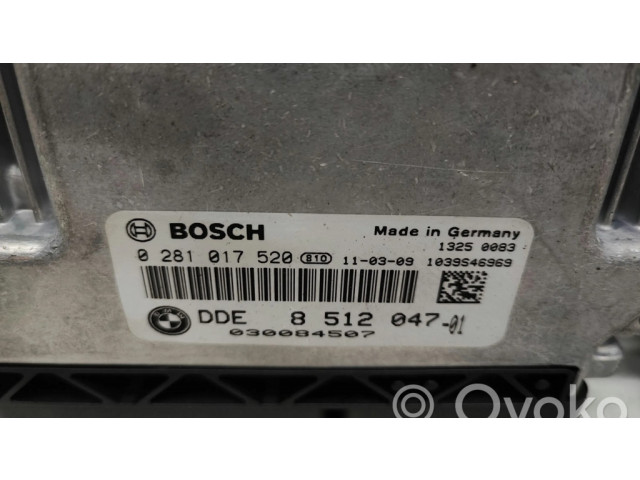 Řídící jednotka 8512047, 0281017520 BMW 3 E92 E93 2011