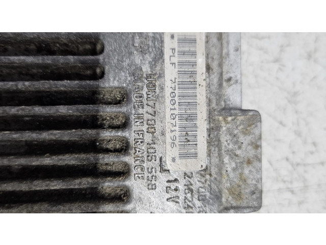 Блок управления двигателя 7700107196, 401375   Renault Twingo I