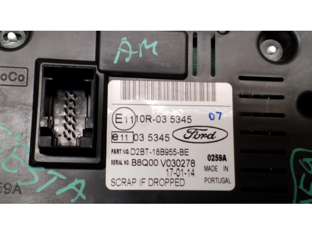 Дисплей D2BT18B955BE, 10R035345 Ford Fiesta