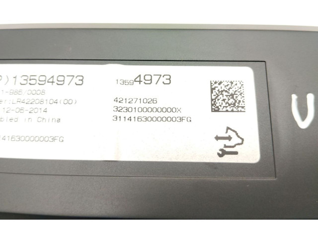 Блок управления 13594973, 421271026   Chevrolet Corvette C7