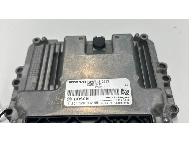 Блок управления двигателя 31312683, 0261S06332   Volvo S60