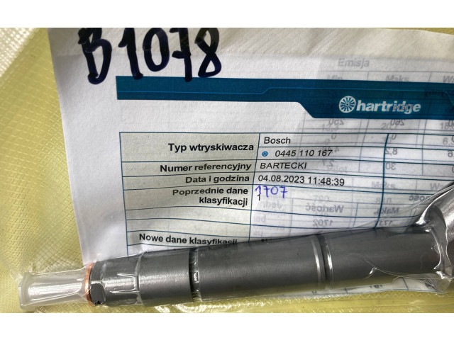 Vstřikovač 0445110167, A6400700787 Mercedes-Benz B W245 640940