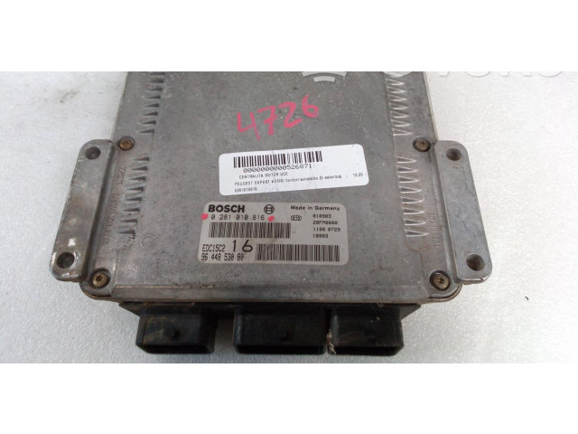 Блок управления двигателем ECU 0281010816   Peugeot Expert