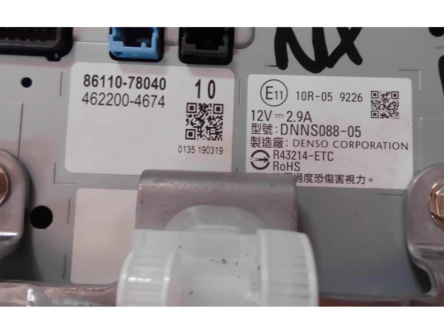 Экран/ дисплей / маленький экран 86110-78040 Lexus GS 250 350 300H 450H