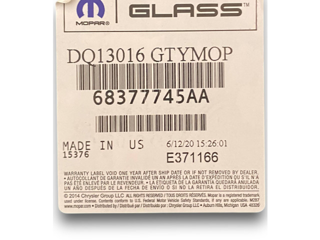 Блок комфорта 68377745AA   Jeep Grand Cherokee WL   