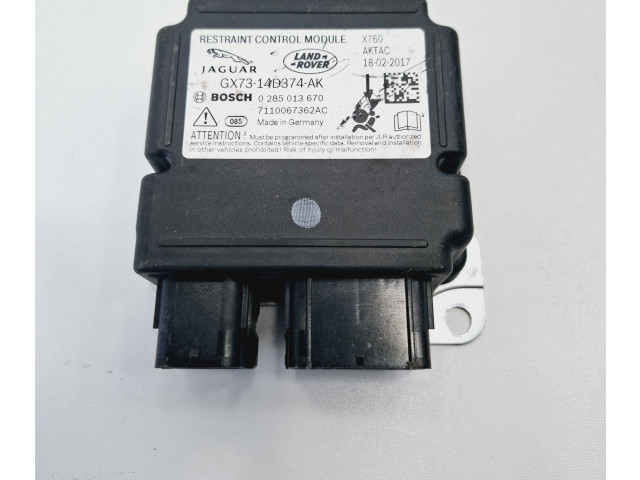 Блок подушек безопасности GX7314D374AK Jaguar XF X260