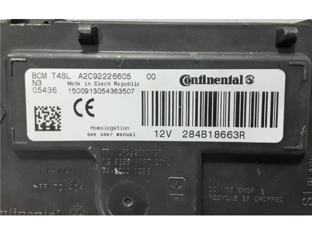 Блок предохранителей  284B18663R, 284B18663R   Renault Clio II    