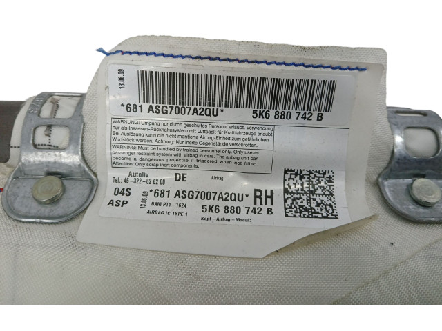 Подушка безопасности двери 5K6880742B Volkswagen Golf SportWagen