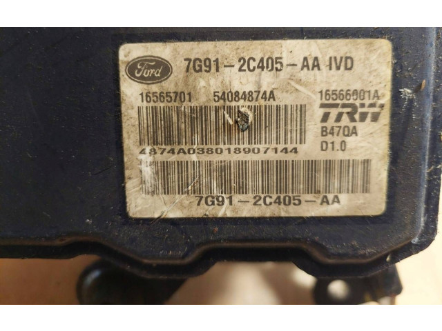 Блок АБС 7G91-2C405-AA, 16565701   Ford  S-MAX  2006 - 2015 года