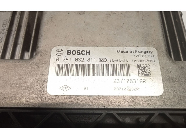 Блок управления двигателя 237106319R Dacia Dokker