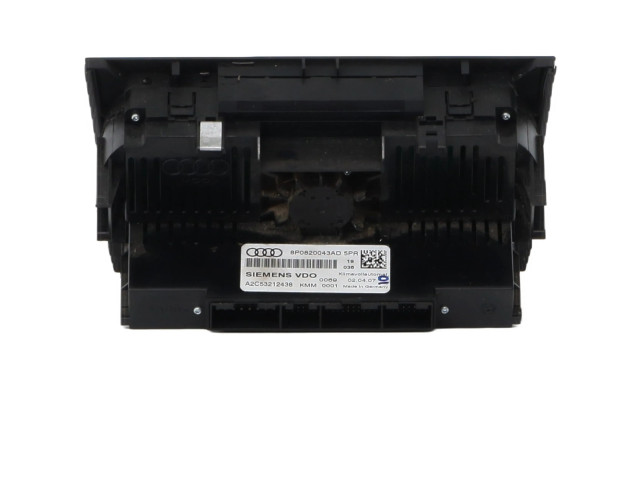 Блок управления климат-контролем 8P0820043AH5PR Audi A3 S3 A3 Sportback 8P