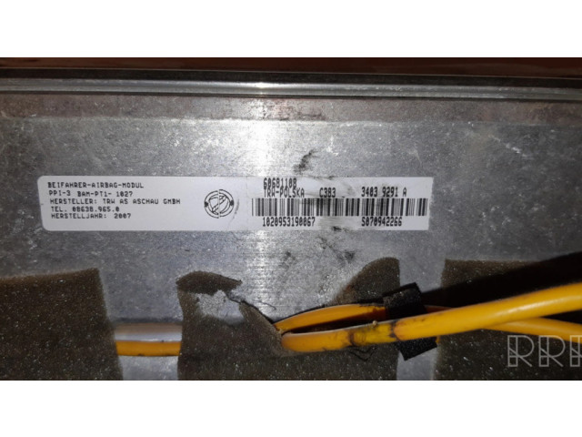 Подушка безопасности пассажира 60681108 Alfa Romeo Brera