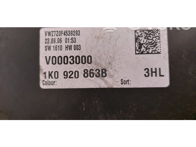 Панель приборов 1K0920863B, V0003000 Volkswagen Jetta V