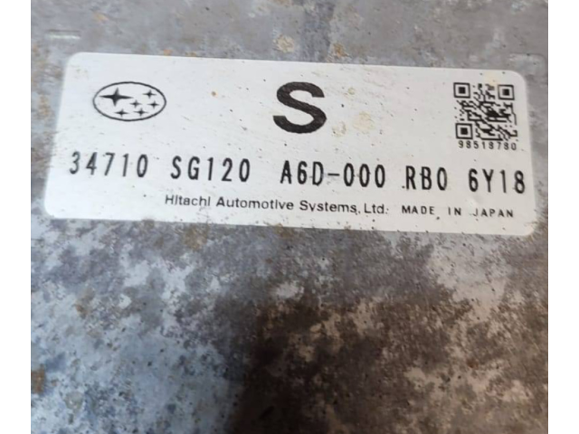 Блок управления 34710SG120 Subaru Forester SJ
