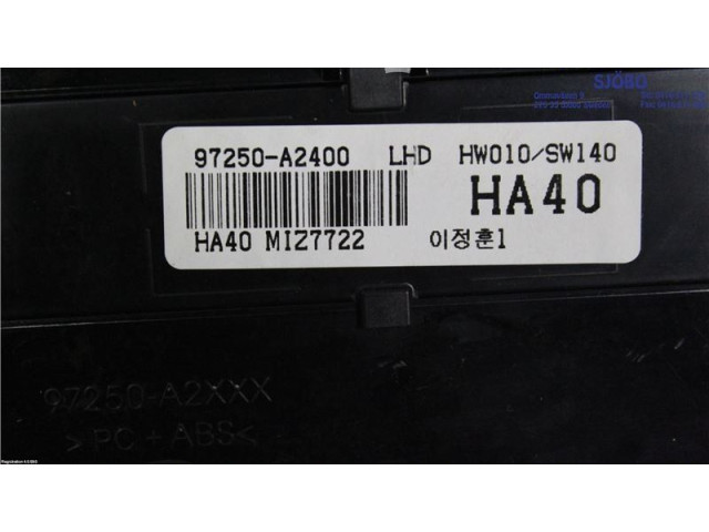 Блок управления климат-контролем 97250A2400WK, 97250-A2400   KIA Ceed