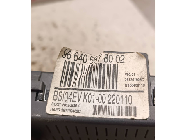 Блок комфорта 966405878002, 281201906C Citroen Berlingo