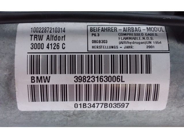 Надувная подушка для пассажира