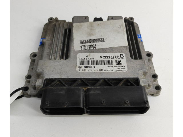 Řídící jednotka 670007350B, 0281019675 Maserati Quattroporte 2014