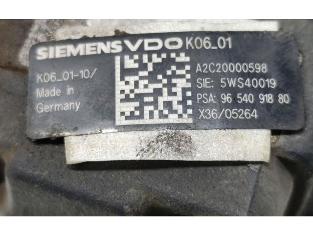 Vstřikovací čerpadlo 9654091880   Citroen Berlingo     