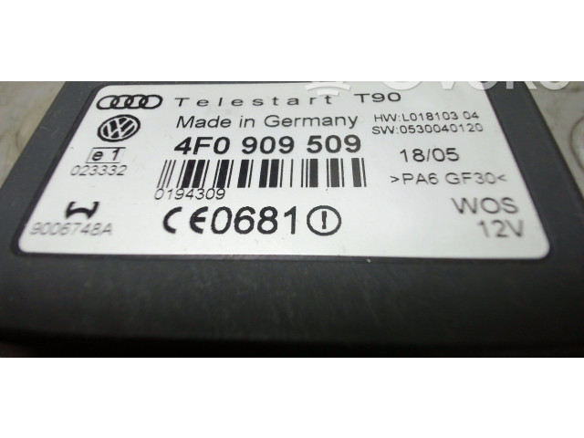 Блок управления климат-контролем 7N0963513A, 4F0909509   Audi A6 S6 C6 4F