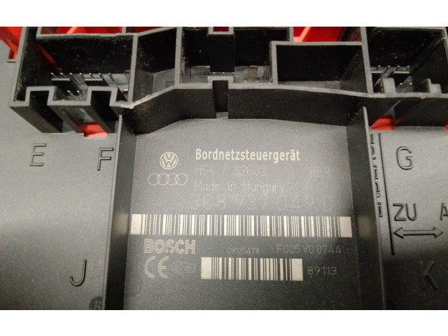 Pojistková skříňka Řídící jednotka BSM 3C8937049D, BOSCH   Volkswagen Caddy 2008