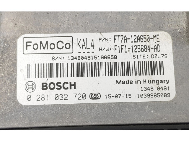 Блок управления двигателя FT7A12A650ME, 2059208 Ford Tourneo