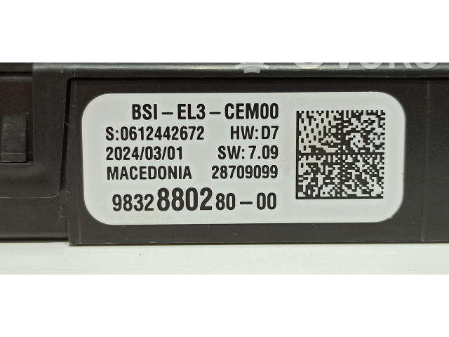 Модуль управления BSM 1629087180, 9832880280 Citroen C3 Aircross