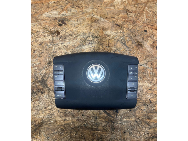 Подушка безопасности водителя 3D0880201BK, 21072004 Volkswagen Phaeton