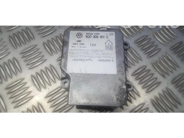 Блок подушек безопасности 6Q0909601C, 5WK42948 Skoda Fabia Mk1 (6Y)