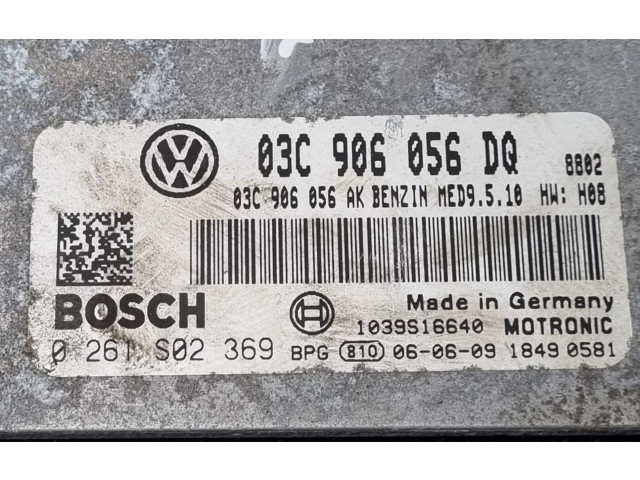 Комплект блоков управления 0261S02369, 03C906056DQ Volkswagen Golf Plus