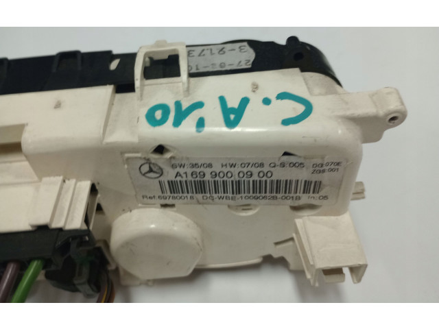Блок управления климат-контролем A1698202042, A1699000900   Mercedes-Benz A W169