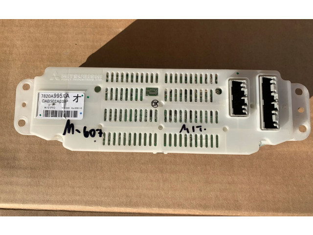 Блок управления климат-контролем 7820A995XA Mitsubishi Outlander