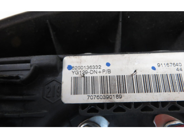 Подушка безопасности водителя 91167640, 8200136332   Renault Trafic II (X83)