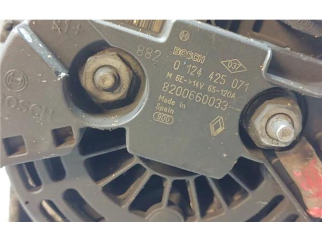 Генератор 0124425071, 0124425071   Renault Clio III