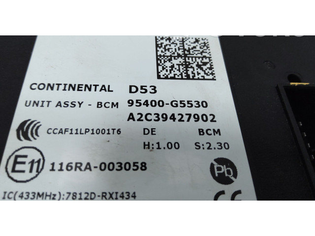 Блок комфорта 95400G5530, A2C39427902   KIA Niro   