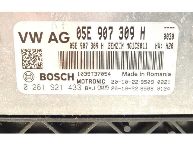 Блок управления двигателя 05E907309H, 0261S21433 Skoda Karoq