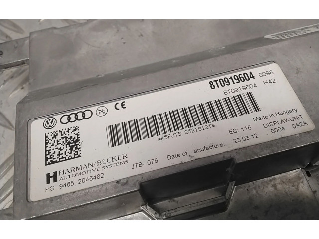 Дисплей 8T0919604 Audi Q5 SQ5