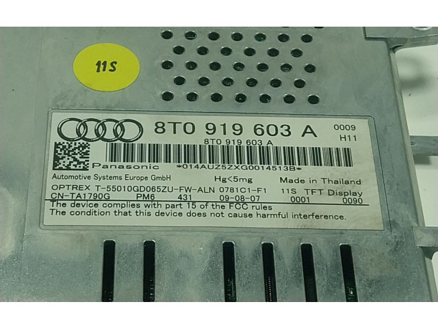 Дисплей 8T0919603A, 8T0919603A Audi A4 Allroad